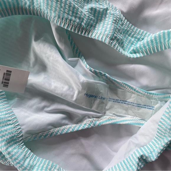 J.Crew Factory blue seersucker bikini NWT - Picture 4 of 5